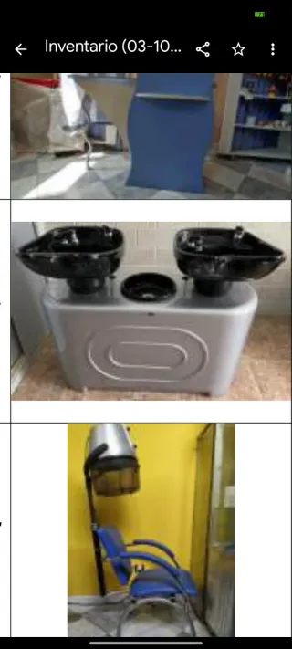 Mobiliario de Peluquería Completo