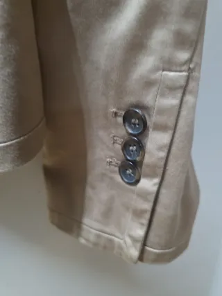 Chaqueta Zara Talla 38 Beige