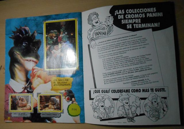 Album completo Dinosaurs Panini