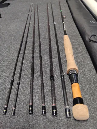 Caña de pescar mosca ninfa ROSE  SFX1 10,9' #3