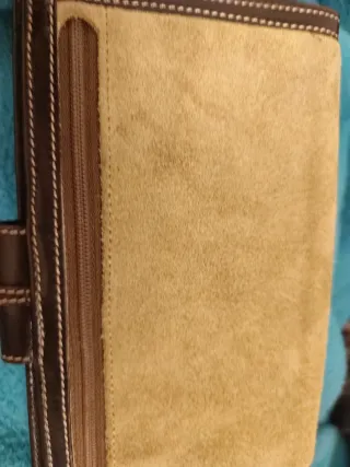 Cartera Loewe Ante Beige y Marrón