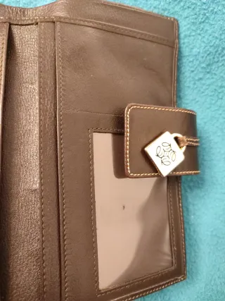 Cartera Loewe Ante Beige y Marrón