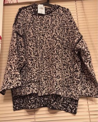 Abrigo cruzado punto Zara