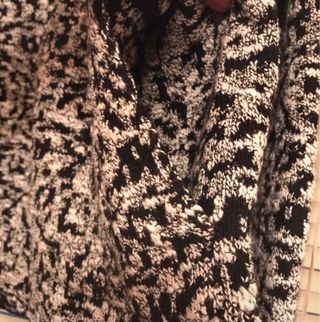 Abrigo cruzado punto Zara