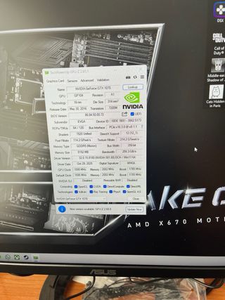 EVGA GeForce GTX 1070 Tarjeta Gráfica