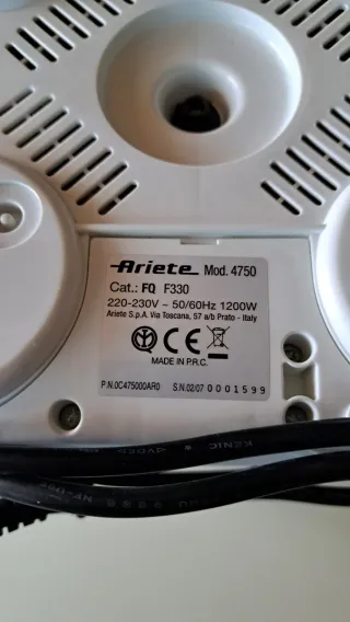 Ariete Friggitrice Modello 4750 ad Olio