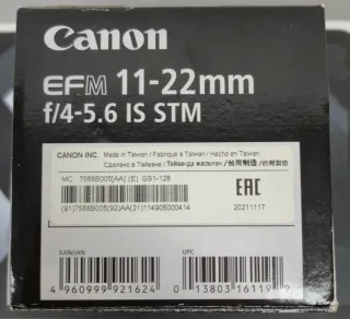 Objetivo Canon EF-S 11-22mm