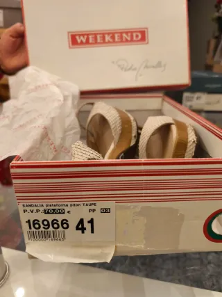 Sandalias plataforma Weekend talla 41