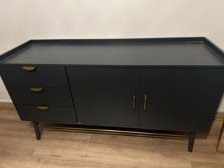 Cómoda Azul oscura y Dorada de Maison du Monde