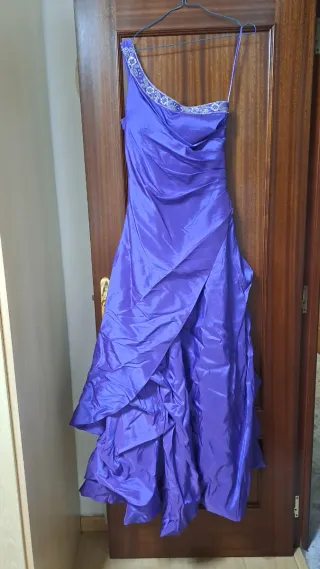 Vestido de fiesta/boda morado