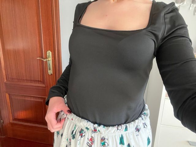 Body de manga larga.