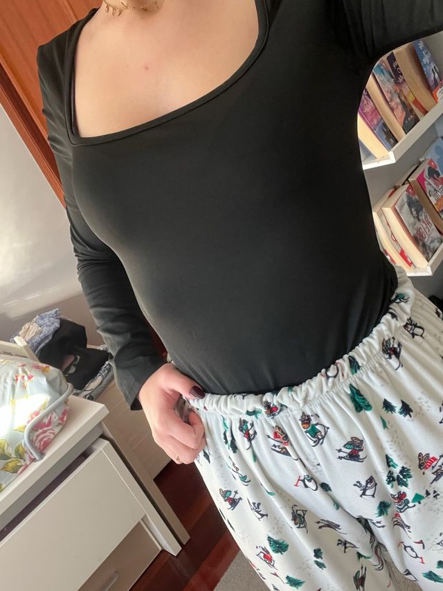 Body de manga larga.