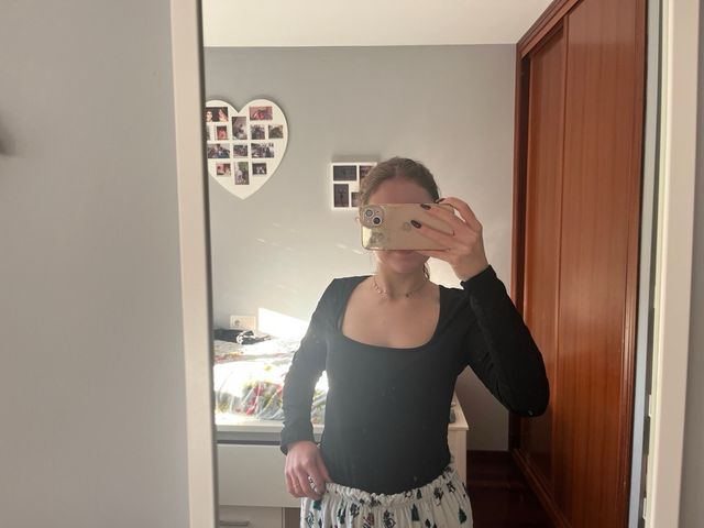 Body de manga larga.