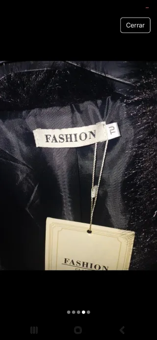 Abrigo de visón negro