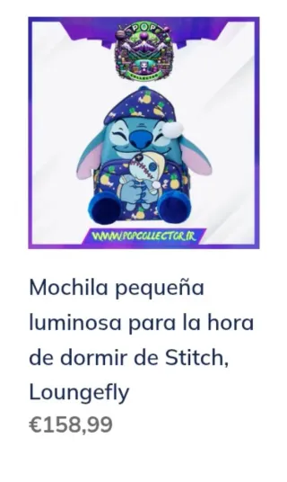 Mochila y Cartera Loungefly Stitch