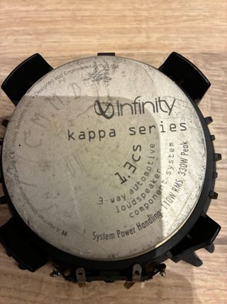 Infinity Kappa Amplificador y Altavoces Coche
