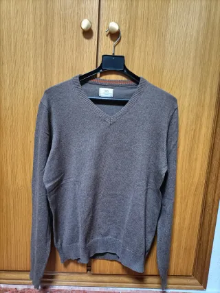 Jersey EW V-neck Marrón Talla M