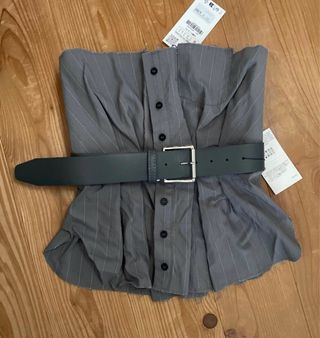 Camisa Top Gris Talla S/36/8