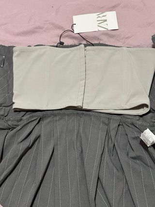 Camisa Top Gris Talla S/36/8