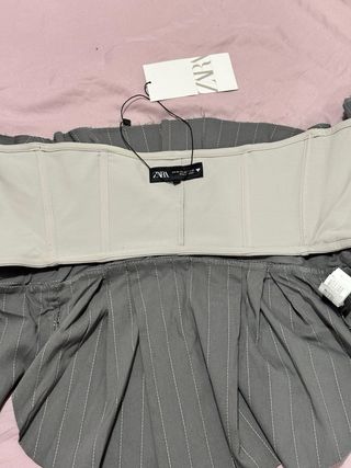 Camisa Top Gris Talla S/36/8