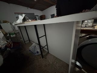 Barra mostrador de madera