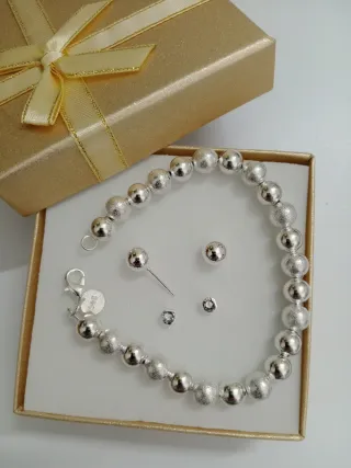 Conjunto joyas Plata Ley 925