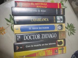 Lote de 5 películas VHS a escoger