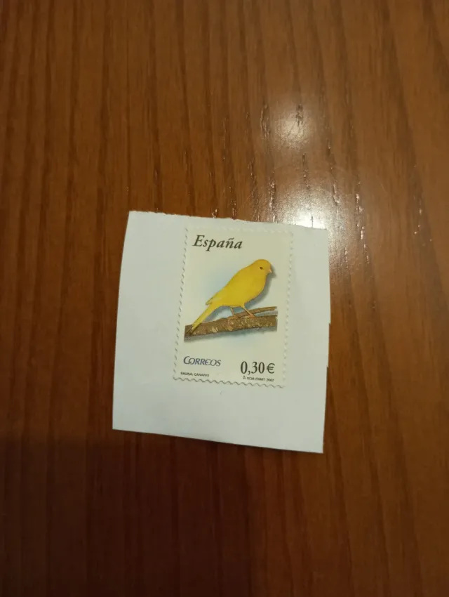 Sellos España y Hong Kong Aves