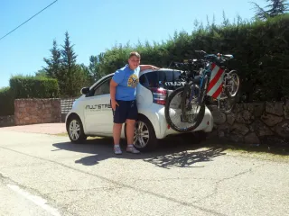 Porta bicicletas plegable