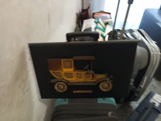 Plafón  decorativas coches antiguos