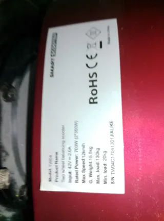 Patinete Eléctrico Hoverboard 2 unidades