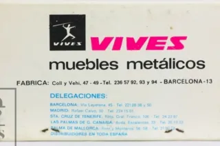 Armario archivador metálico antiguo