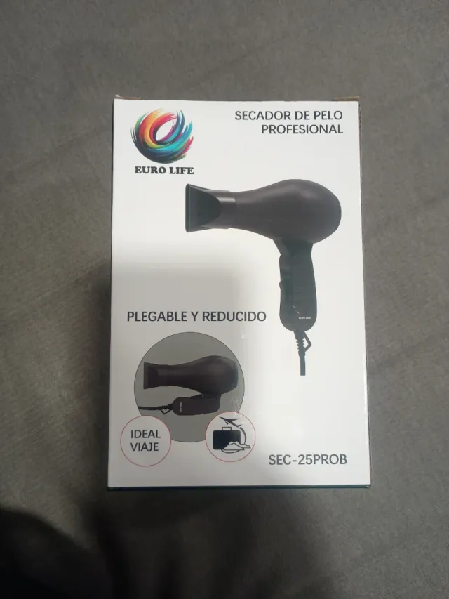 Secador de pelo EURO LIFE plegable