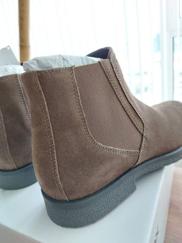 T42 Geox Botines Nuevos Piel