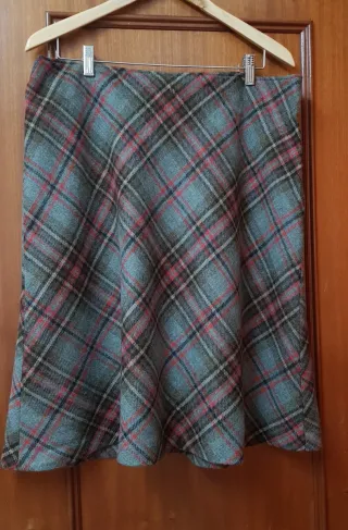 Falda de cuadros talla 46