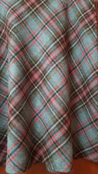 Falda de cuadros talla 46