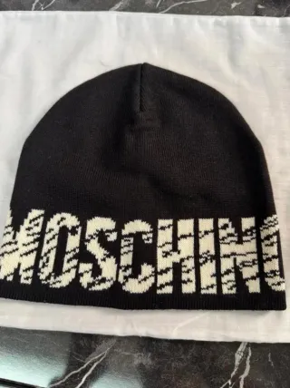 Berretto Moschino nero e bianco