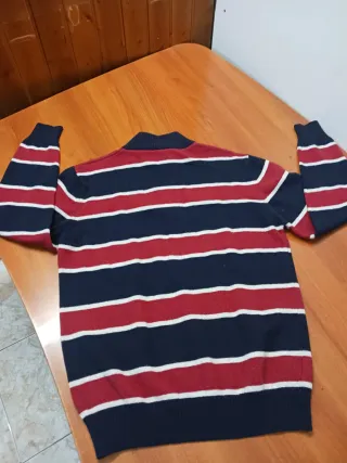 Jersey Lacoste Lana Rayas Hombre