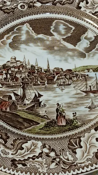 Piatto decorativo Johnson Bros. Historic