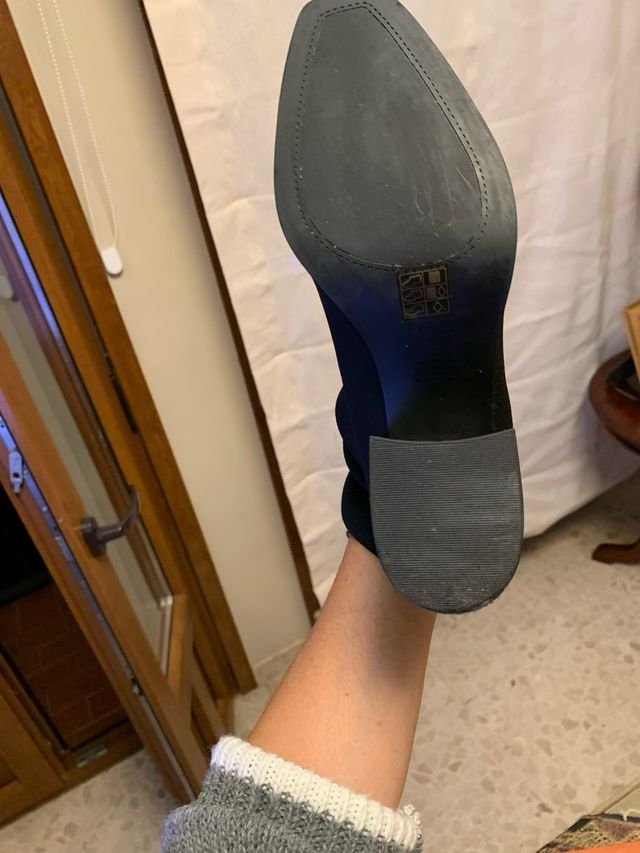 Botín elástico negro talla 39