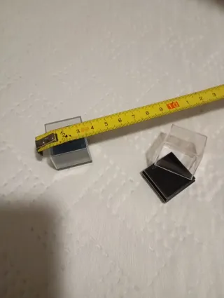 2 Cajas transparentes de plástico