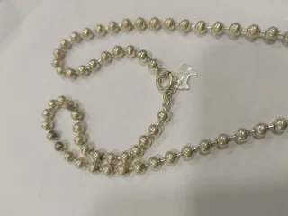 Cadena Plata Ley Agatha Bolitas