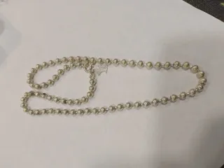 Cadena Plata Ley Agatha Bolitas