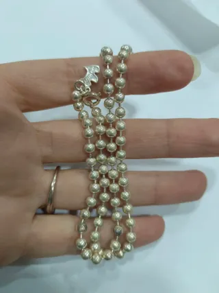 Cadena Plata Ley Agatha Bolitas