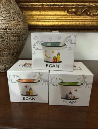 Coppette gelato Egan set 3 pezzi