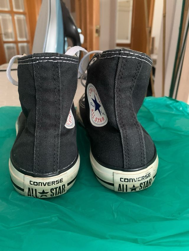 Converse All Star Talla 37.5 Negras