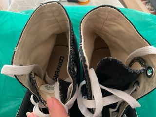 Converse All Star Talla 37.5 Negras