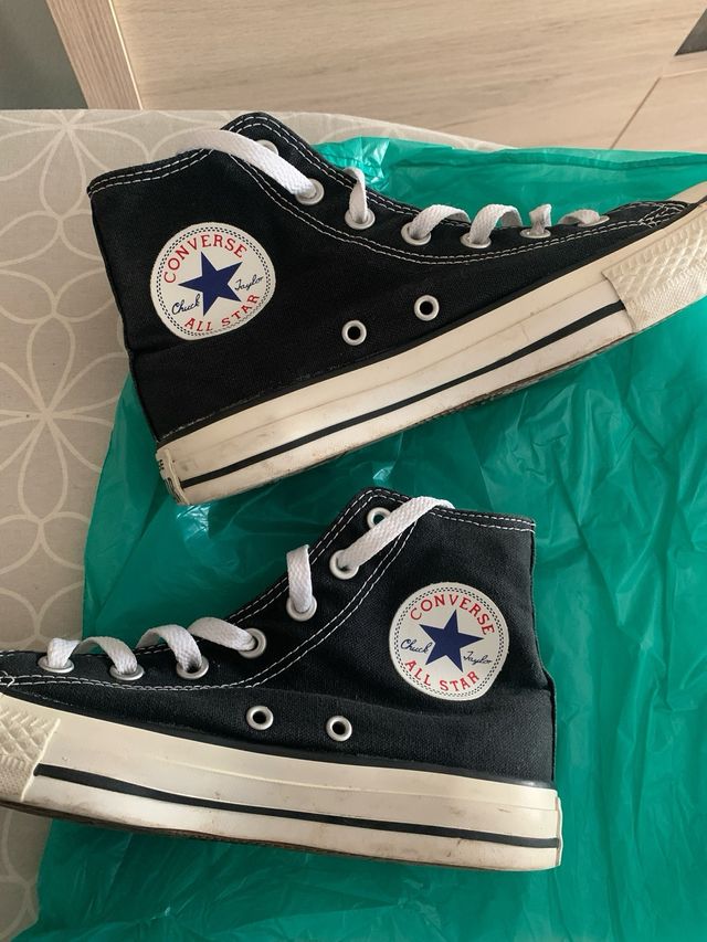 Converse All Star Talla 37.5 Negras