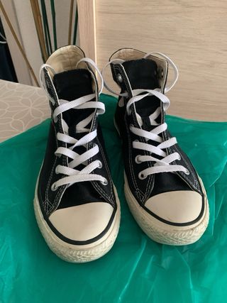 Converse All Star Talla 37.5 Negras