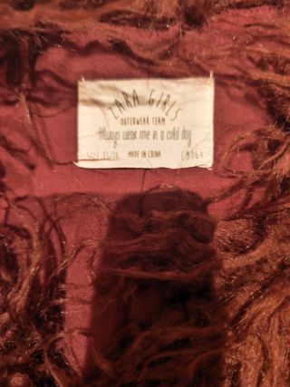 Chaleco pelo Zara Kids t 13/14